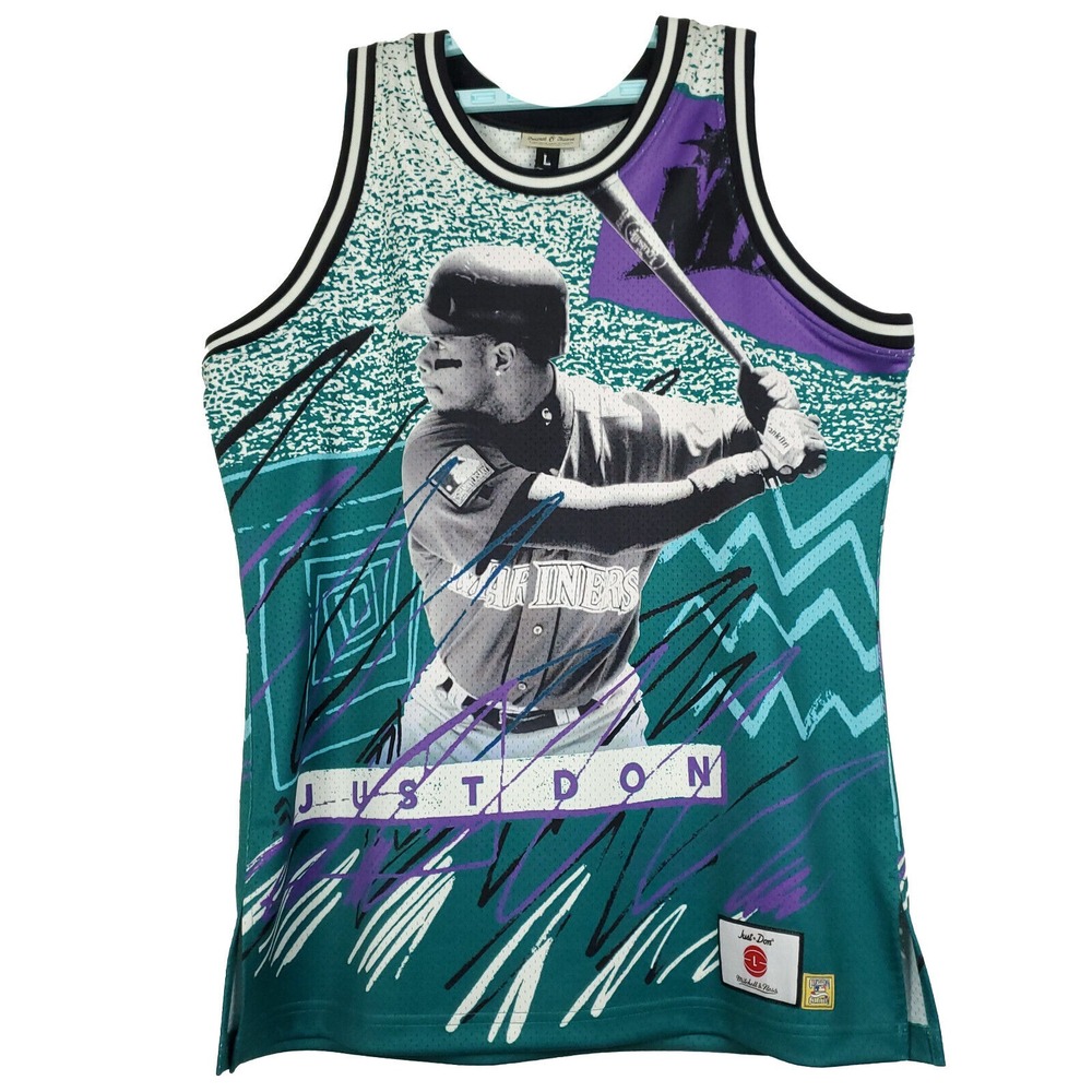 Just Don Ken Griffey Jr. Seattle Mariners Mitchell & Ness MLB‎ Large Jersey NWT